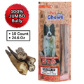 12" JUMBO Bully Sticks - 70g Each | Heavy Duty Chews (10 Pack)