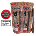 TWIN-PACK 12" MONSTER Bully Sticks - 90g Each | Heavy Duty Chews