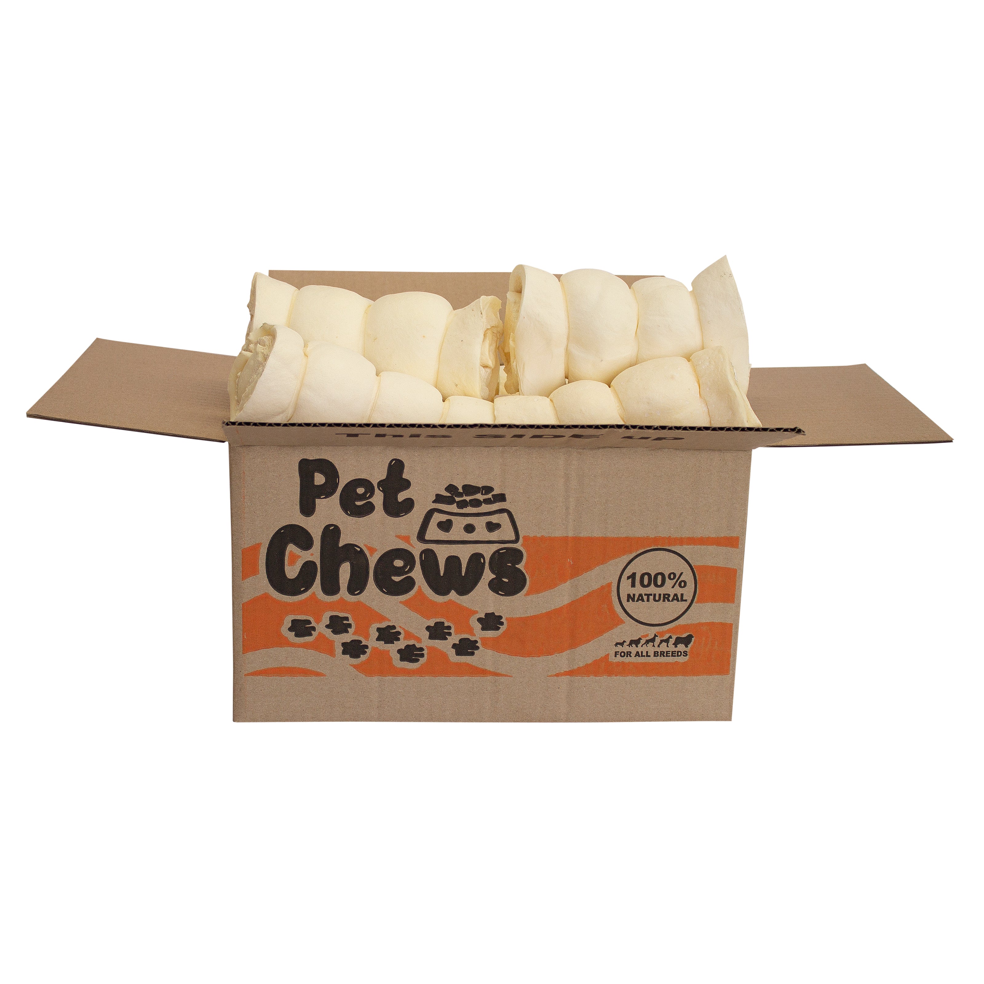 Mega Thick Cheek Rolls (5-6") - Bulk| 12 Count | 100% beef