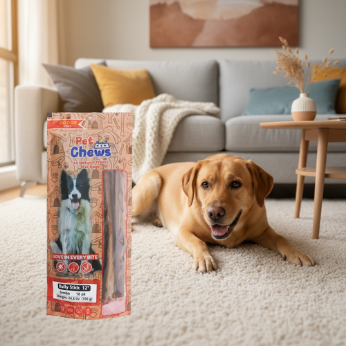 12" JUMBO Bully Sticks - 70g Each | Heavy Duty Chews (10 Pack)